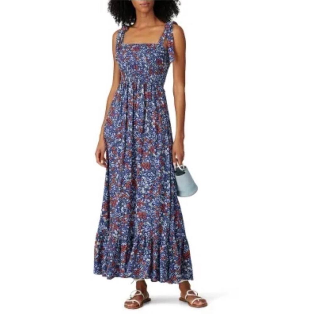 Yumi Kim Smocked Floral Maxi Dress